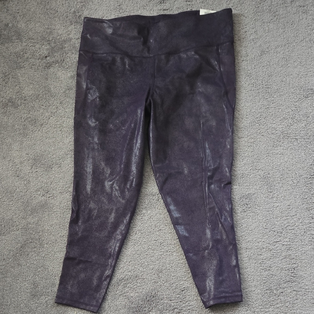 Ideology Metallic Purple Activewear